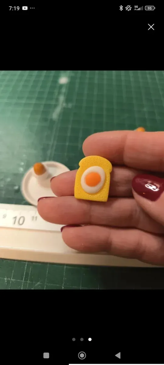 Miniatura casa delle bambole per la colazione