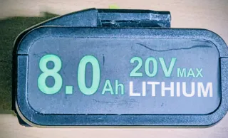 Batería 20V 8.0Ah para workx de 4 pins.