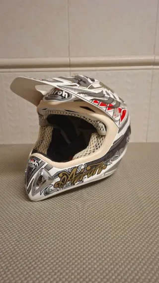 Casco Airoh Carbono Motocross Enduro Talla M