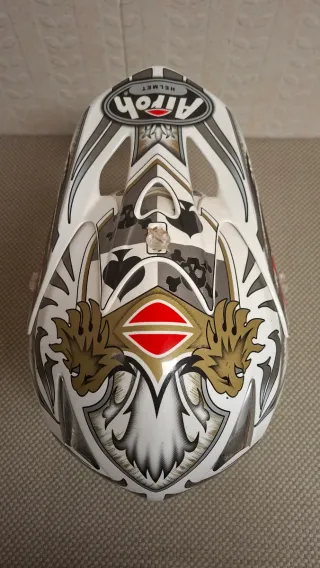 Casco Airoh Carbono Motocross Enduro Talla M