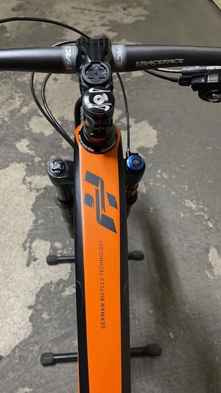 Bicicleta Ghost Lector 7 Carbono Naranja