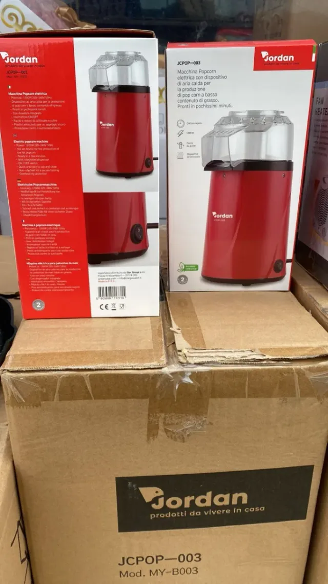 Macchina Popcorn Elettrica Jordan JCPOP-003