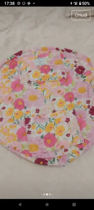 Borsetta makeup The Flat Lay Co. floreale