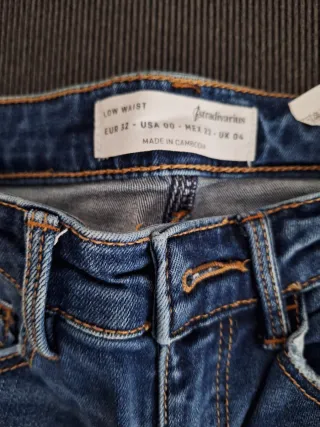 3 Vaqueros Azul Talla 32 Chica