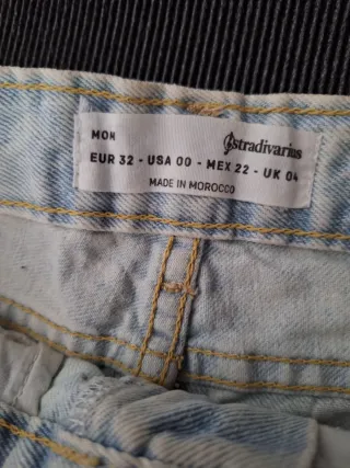 3 Vaqueros Azul Talla 32 Chica