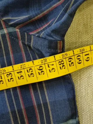 Camicia Lacoste a quadri blu e multicolore