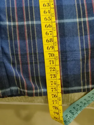 Camicia Lacoste a quadri blu e multicolore