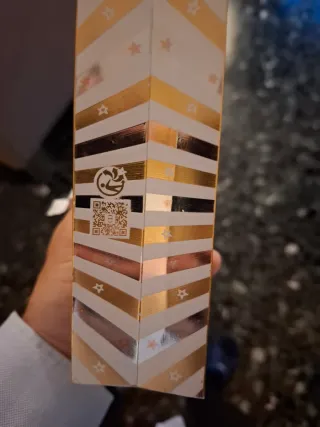 Busta Dior natalizia oro e bianca