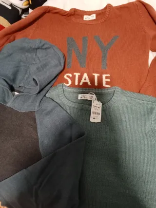 Suéteres de lana talla 13-14