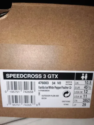 *nuevas* Salomon speedcross 3 goretex talla 45