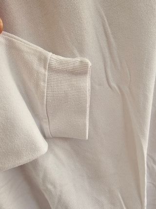 Polo blanco manga larga Inesis 3XL 70x79 Decathlon