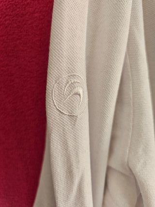 Polo blanco manga larga Inesis 3XL 70x79 Decathlon