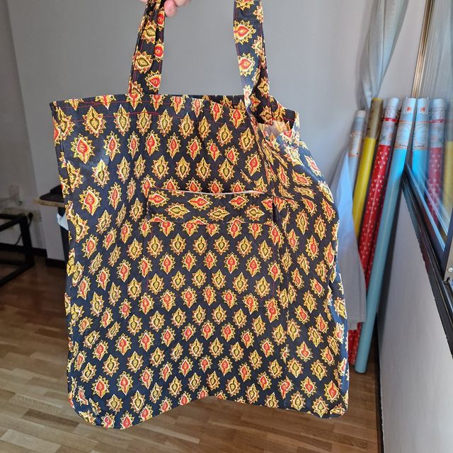 Nuovo borsone tote artigianale