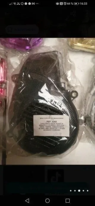 tapa ventilador Yamaha vertical