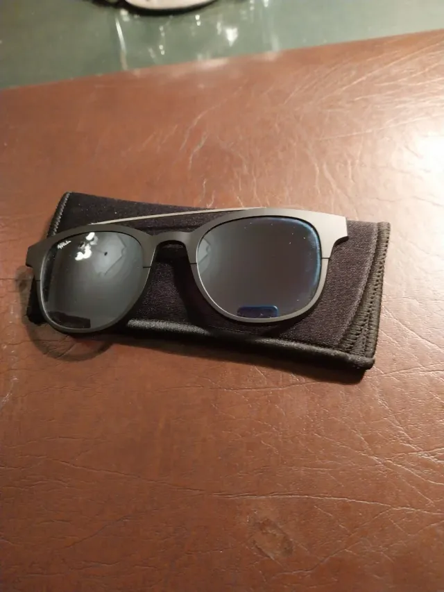 Gafas Afflelou Clip Magnético Negro/Marrón 10 e/un