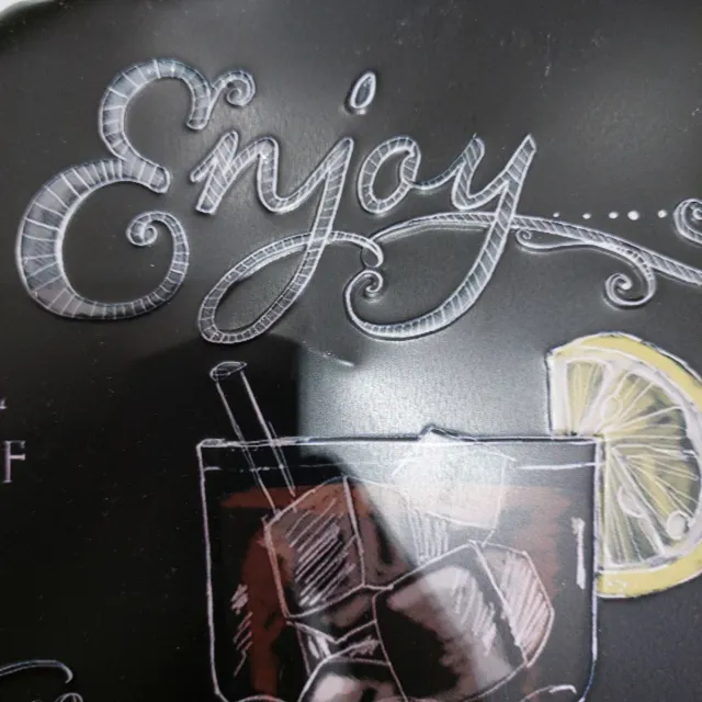 Quadro lamiera forma tappo Sweet Tea