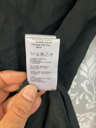 Camisa negra Dondup mujer