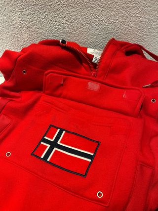 Sudadera Geographical Norway Roja Talla S