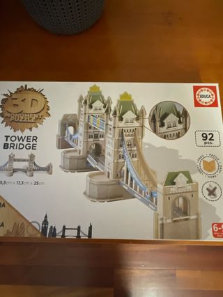 Puzzle 3D Educa Tower Bridge 92 piezas