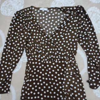 Vestito donna Mango fantasia pois