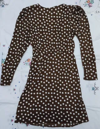 Vestito donna Mango fantasia pois