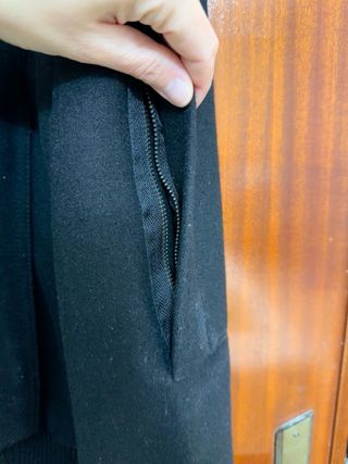 Giubbotto uomo 100% lana nero Tg L