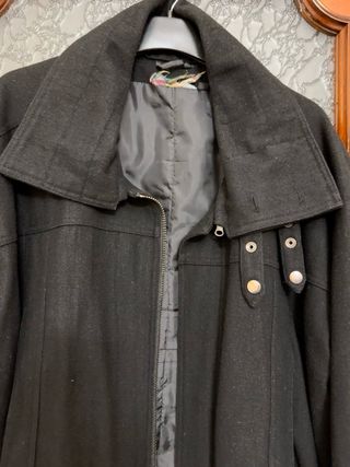 Giubbotto uomo 100% lana nero Tg L