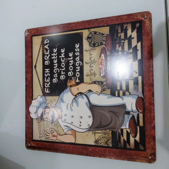 Targa Lamiera Cuoco Fresh Bread