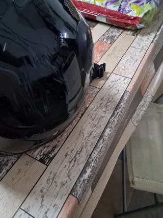 Casco de moto LS2 negro