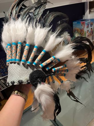 Penacho de plumas nativo americano