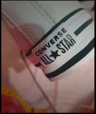 Converse Bota Piel Blancas Talla [40]