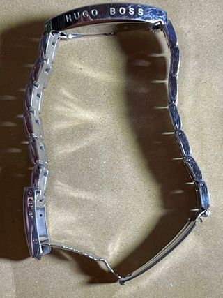 Reloj Hugo Boss Plata Blanco Roto Sin Cristal