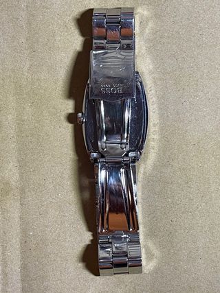Reloj Hugo Boss Plata Blanco Roto Sin Cristal