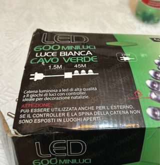 Luci di Natale bianche