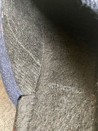 Pantofole da casa blu in velluto