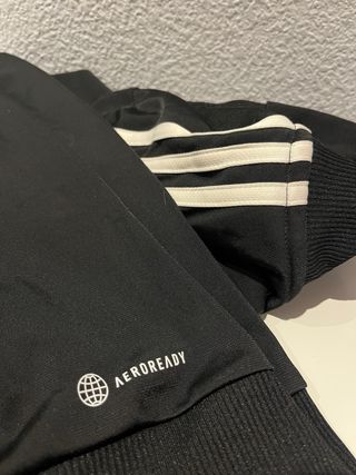 Chaqueta Adidas niño negra y gris Talla M