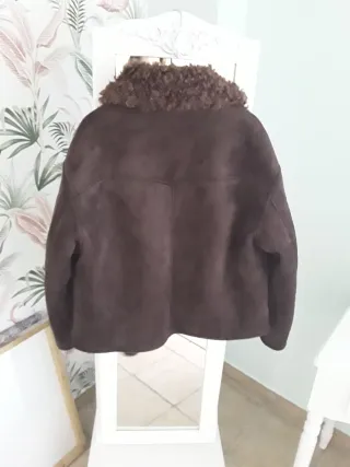 Chaqueta Mango Doble Faz Marrón Talla M