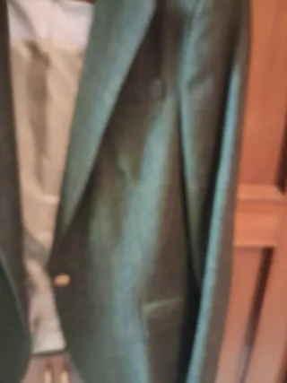 Chaqueta Zara Basic verde mujer