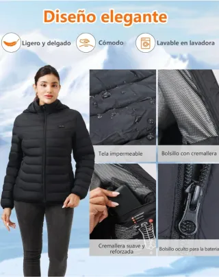 Chaqueta Calefactable SGKOW Mujer Talla S
