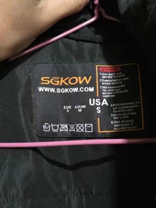 Chaqueta Calefactable SGKOW Mujer Talla S