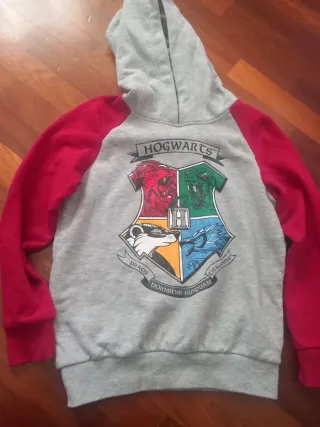 Felpa Grigia Hogwarts Harry Potter 8/10 Anni