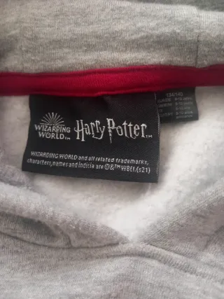 Felpa Grigia Hogwarts Harry Potter 8/10 Anni