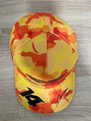 Gorra Aston Martin F1 de Fernando Alonso.