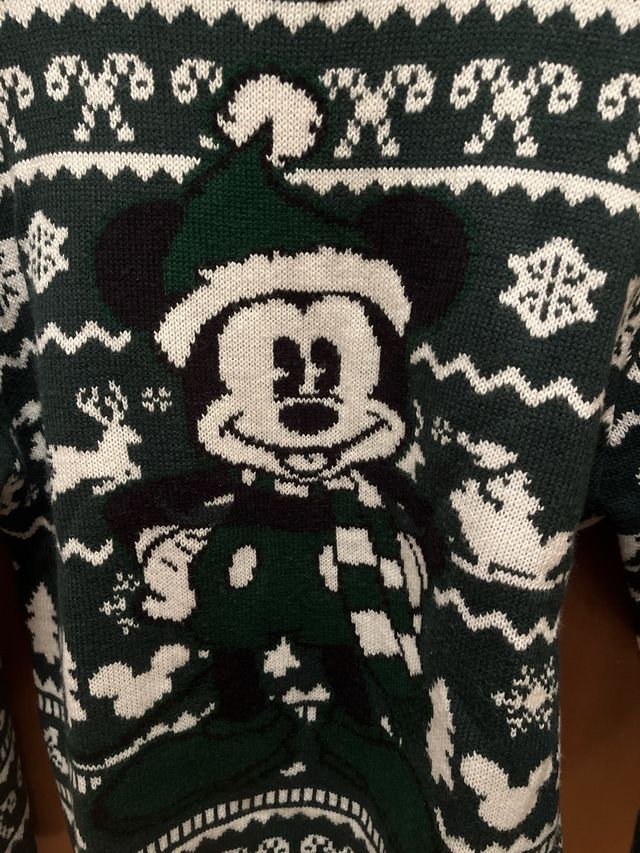 Jersey Navidad Mickey Mouse Pull&Bear Talla S