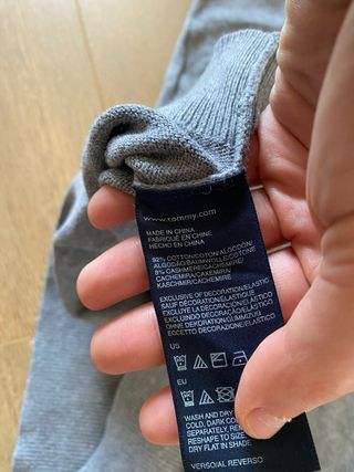 Jersey Tommy Hilfiger Gris talla L