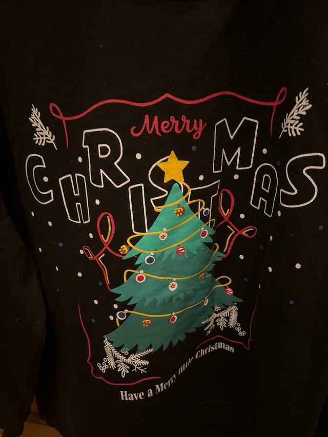 Sudadera Lefties Navidad Árbol Talla L