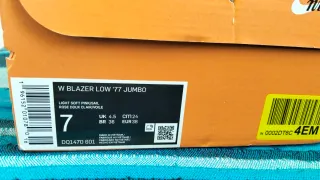 Nike Blazer Low '77 Jumbo Rosa/Bianco Tg 38