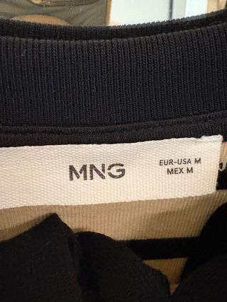 Conjunto MNG Falda y Top Rayas Talla M