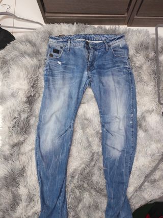 Vaqueros G-Star Hombre Azules