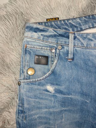 Vaqueros G-Star Hombre Azules